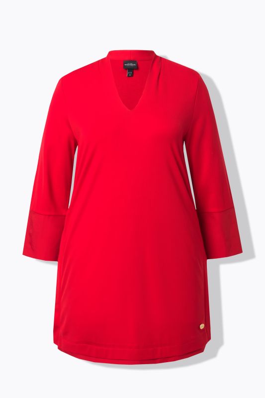 Goblet Collar 3/4 Sleeve Tunic