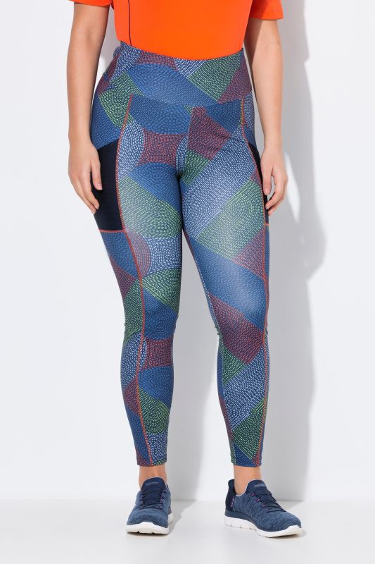 Quick Drying Stitch Print Performance Leggings