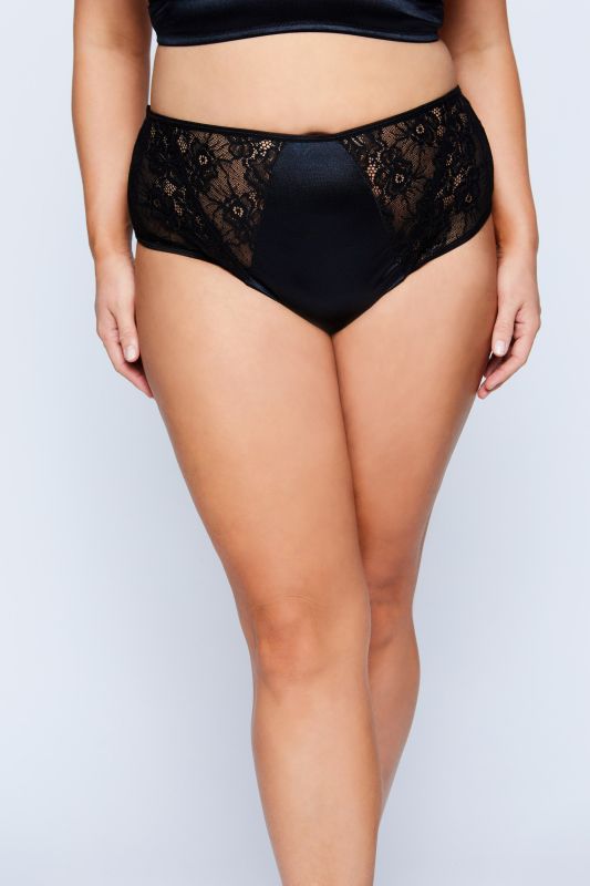 Slip, high waist, rose