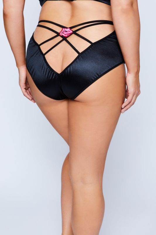Slip, high waist, rose