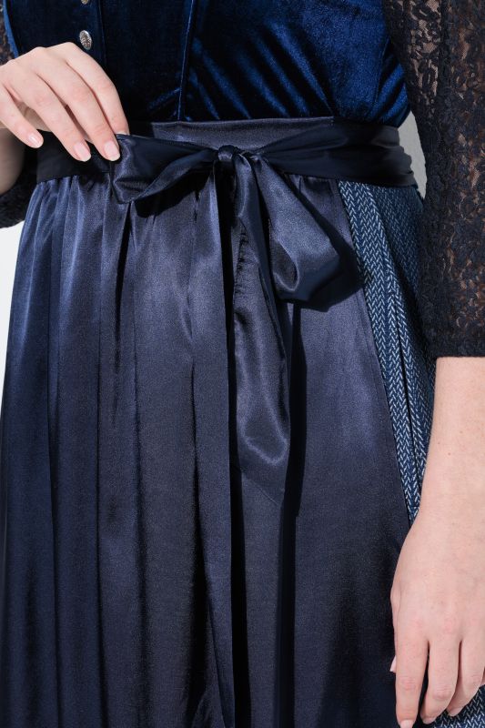 Stretch Velvet Sleeveless Dirndl