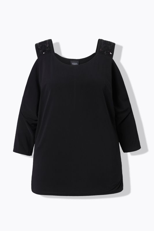 Cold Shoulder Long Sleeve Tee