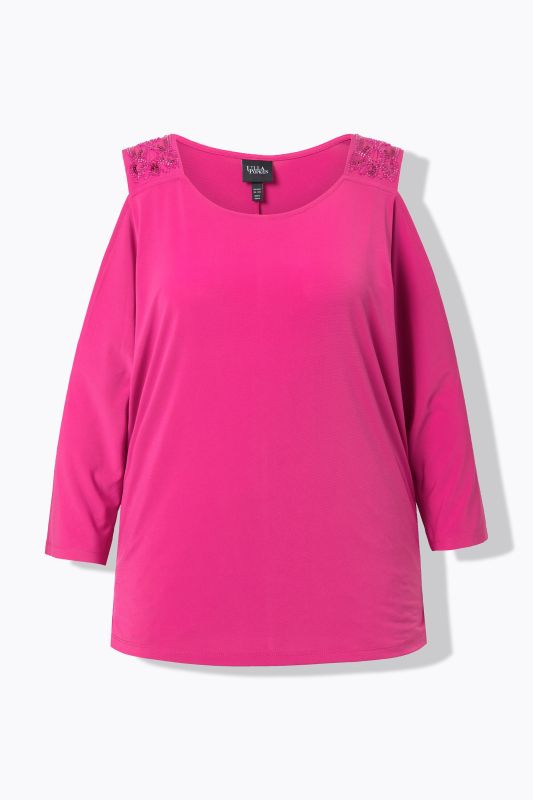 Cold Shoulder Long Sleeve Tee