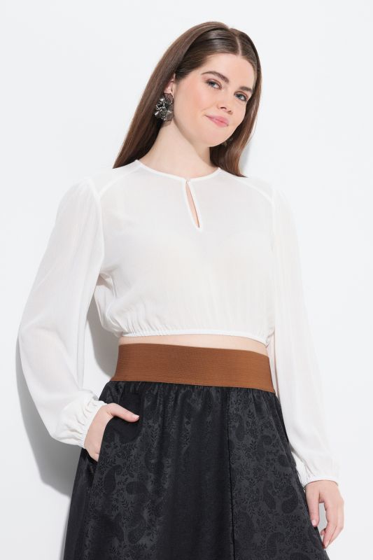 Блуза тип Dirndl с цепка на деколтето
