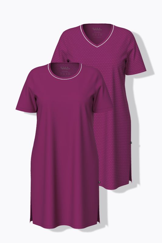 2pcs, Bigshirts, simple and dots