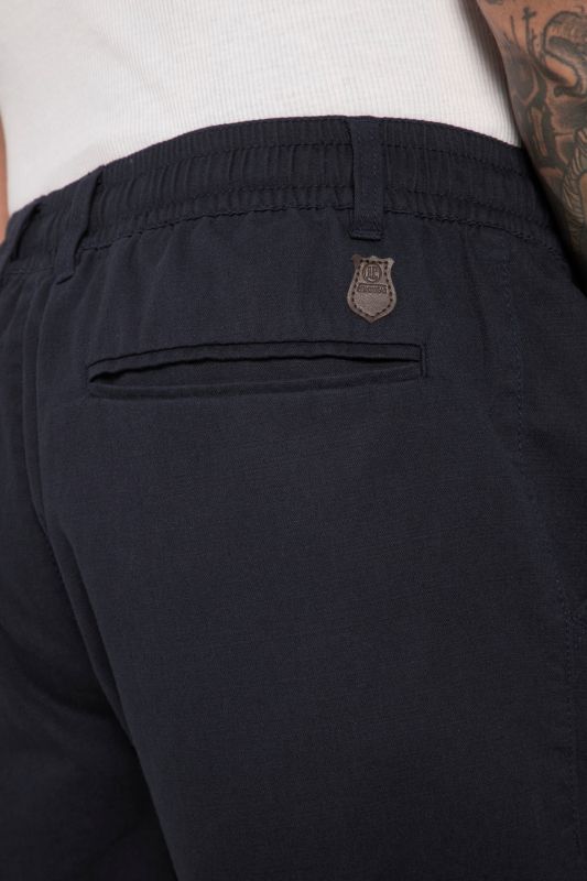 Linen-look Bermuda