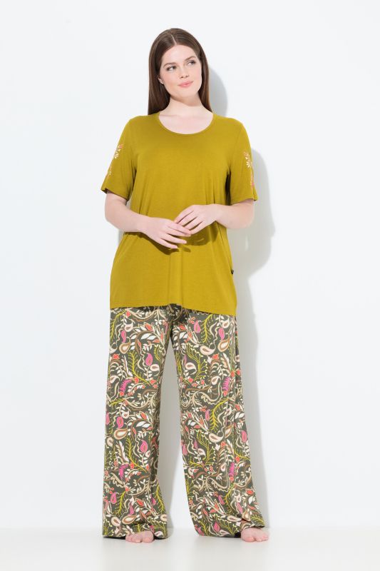 Floral Paisley Pajama Set
