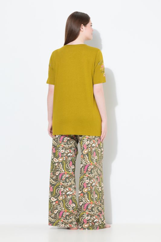 Floral Paisley Pajama Set