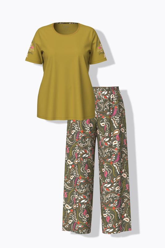 Floral Paisley Pajama Set
