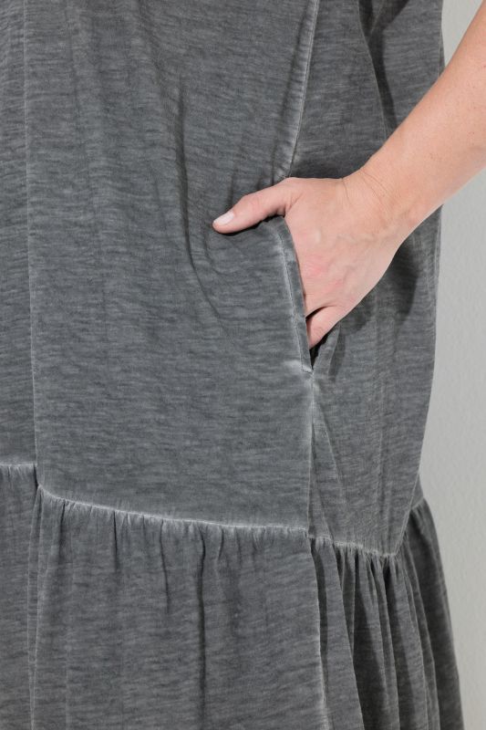 Cold-Dyed Jersey Dress