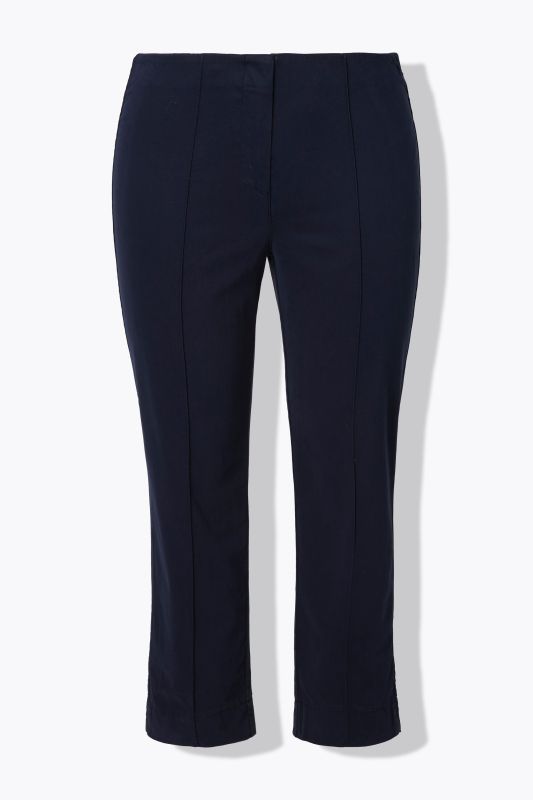 Cigarette Pintuck Elastic Waistband Pants