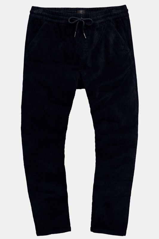 Corduroy trousers, modern fit, elasticated waist