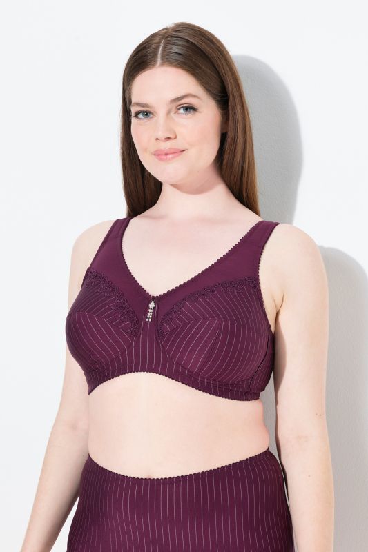 Kelly Pinstripe Support Bra