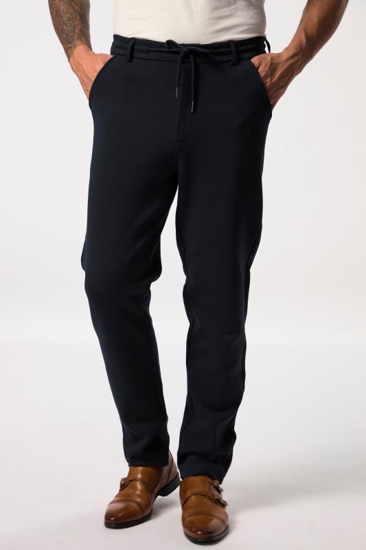 Jersey trousers, slip on style, chino, FLEXNAMIC®, business, mix-and-match NEW YORK, up to 8 XL