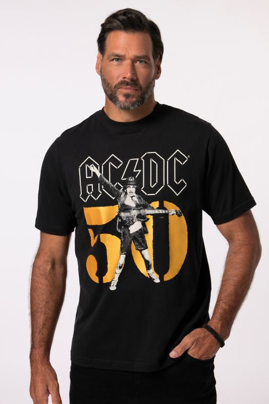 Тениска с надпис AC/DC