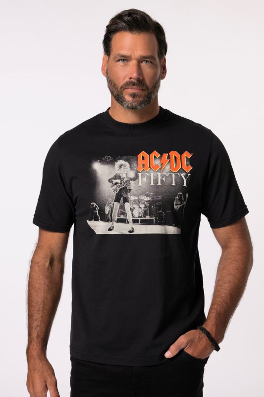 Тениска с надпис AC/DC