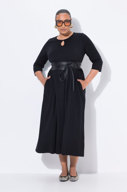 Empire Knit A-Line Pocket Dress