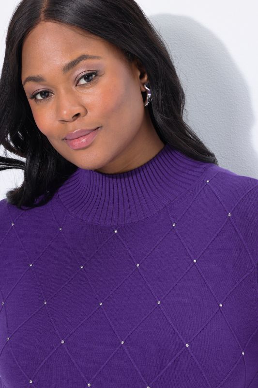Decorative Grommet Long Sleeve Sweater
