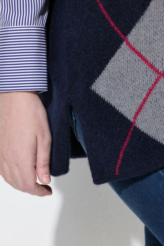 Argyle V-Neck Sweater Vest