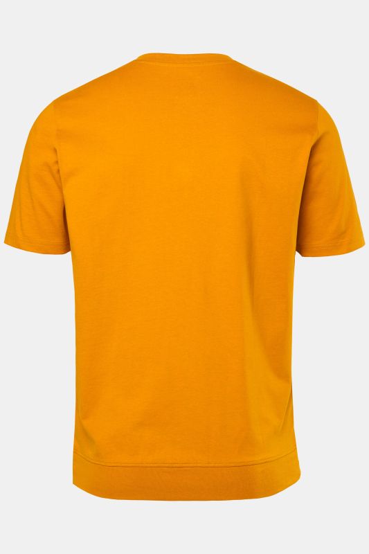 Блуза тип Henley с кръгло деколте