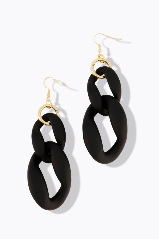 Earrings with large links