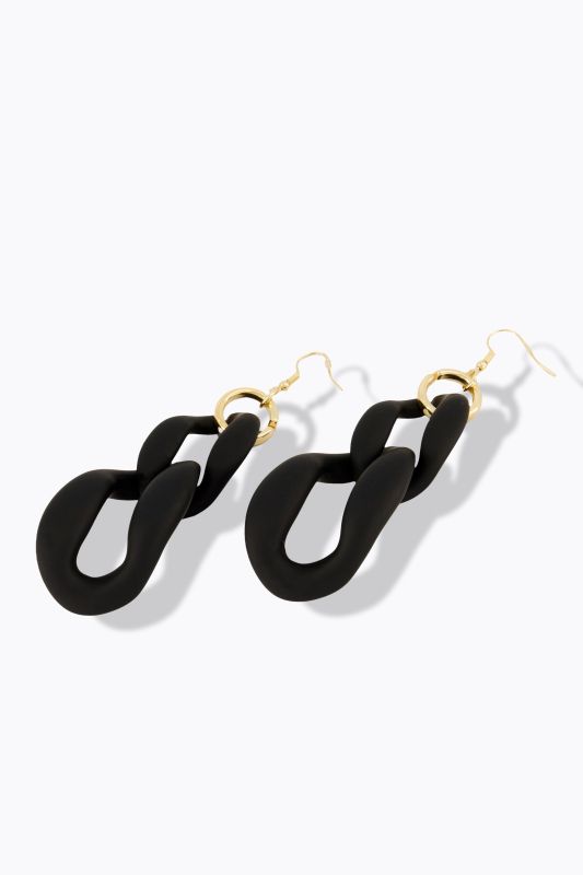 Earrings with large links