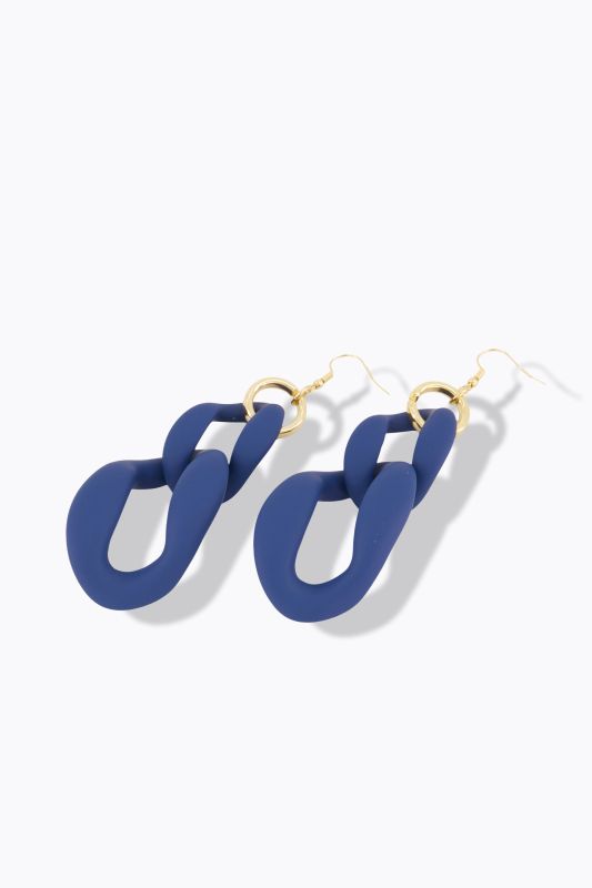 Earrings with large links
