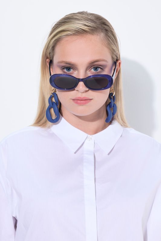 Earrings with large links