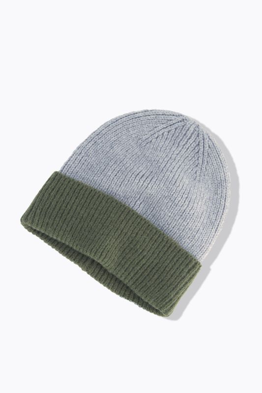 Knit Two-Tone Beanie