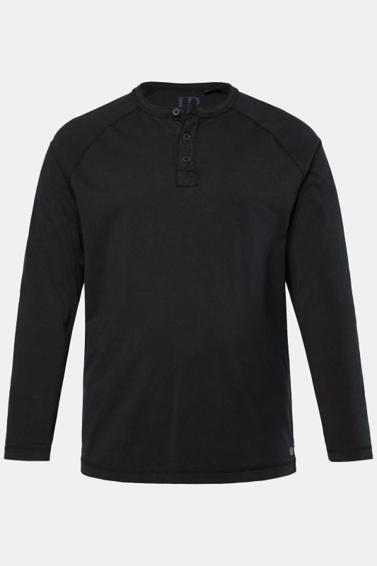 Тениска тип Henley с дълги ръкави