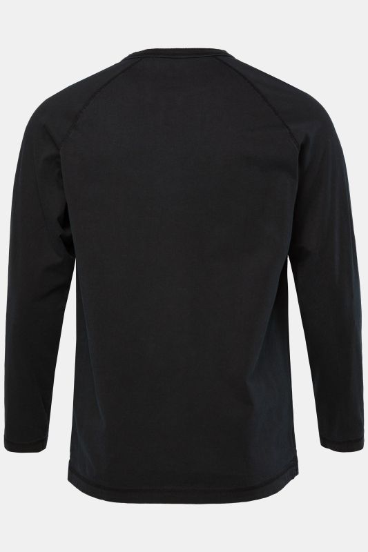 Тениска тип Henley с дълги ръкави
