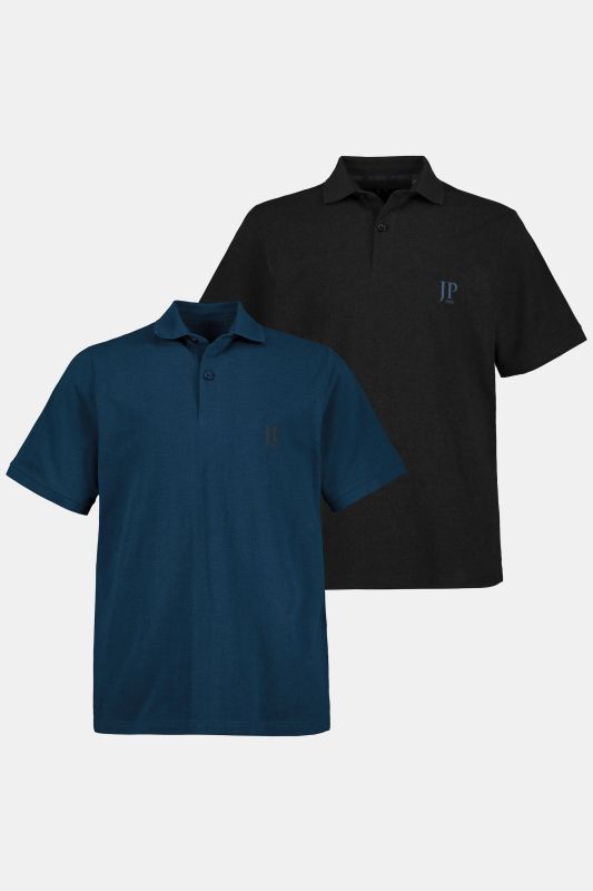 2 Pack of Polo Shirts, combed cotton piqué