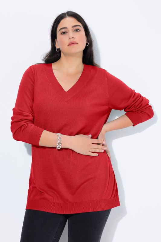 Casual V-Neck Long Sleeve Sweater