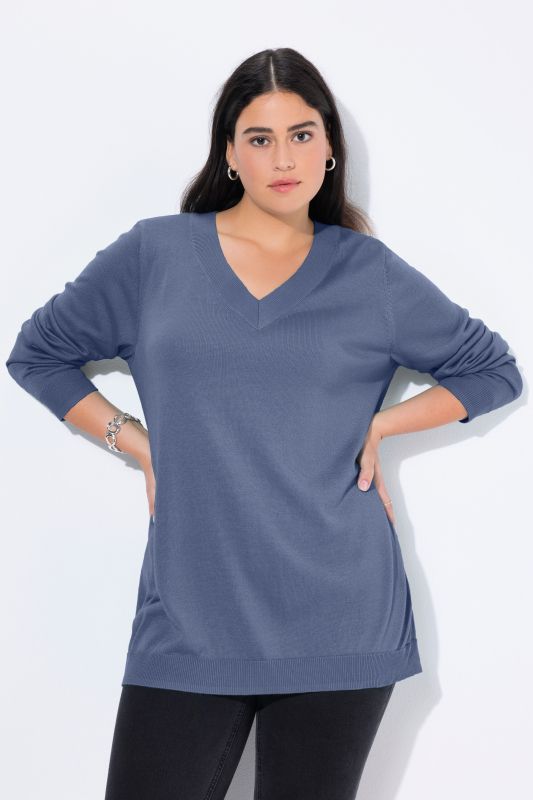 Casual V-Neck Long Sleeve Sweater