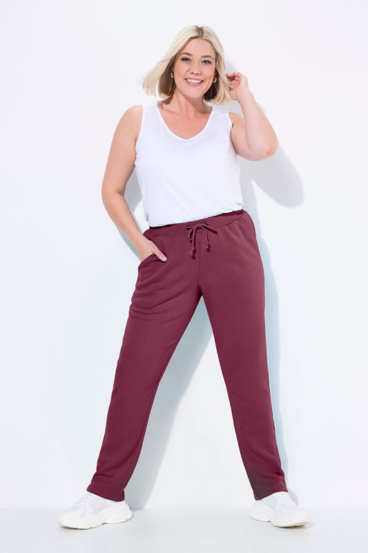 Basic Drawstring Elastic Waist Cotton Blend Joggers
