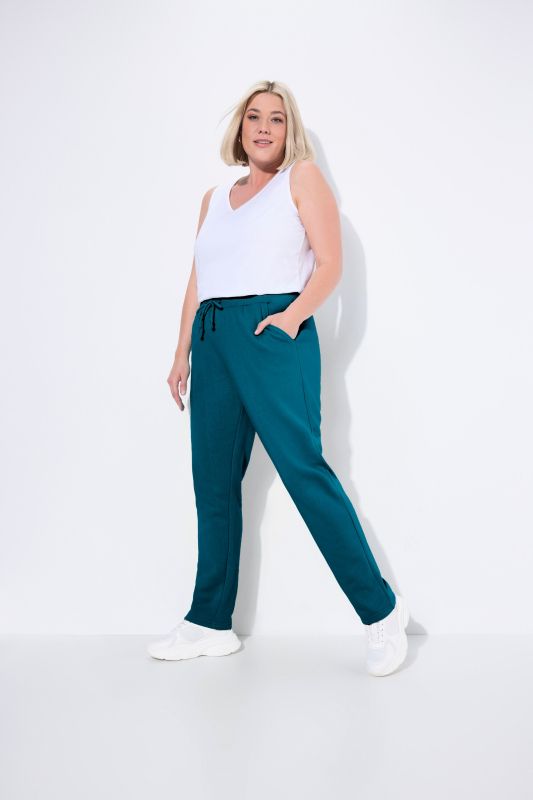 Basic Drawstring Elastic Waist Cotton Blend Joggers