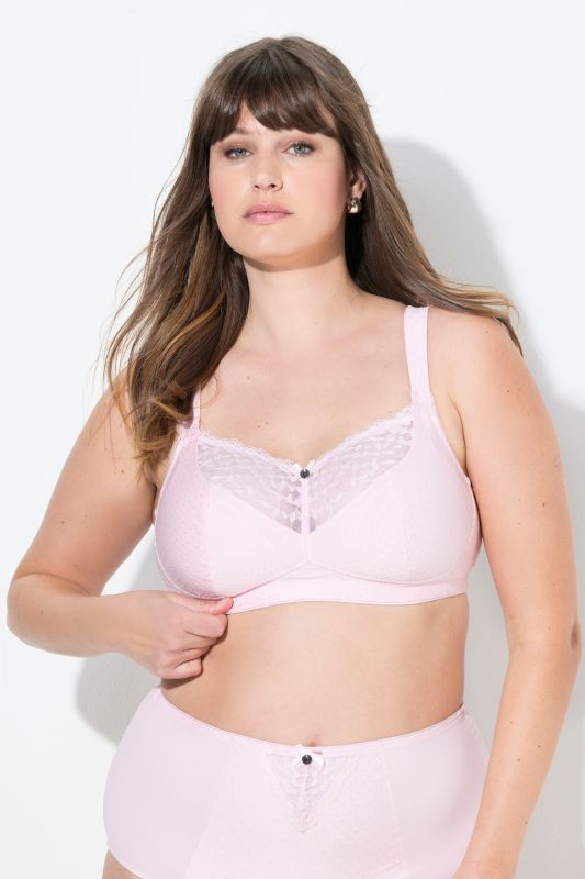 Lace Detail Underwire-Free Bra