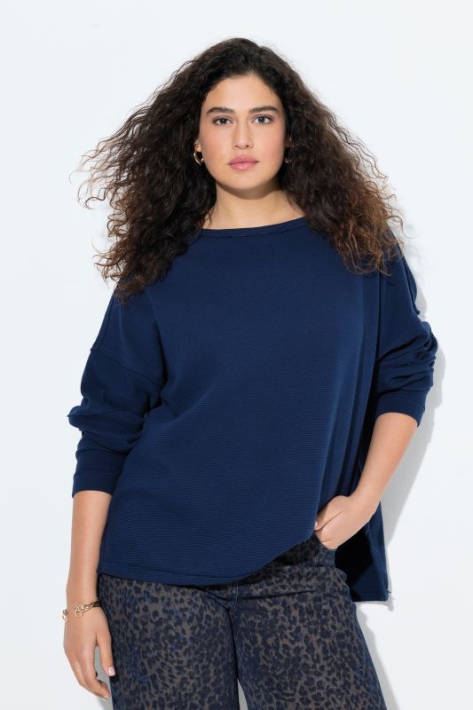 Inverted Seam Long Sleeve Sweatshirt