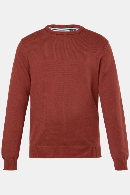 Sweater, round neckline, JP1880 embroidery, cotton