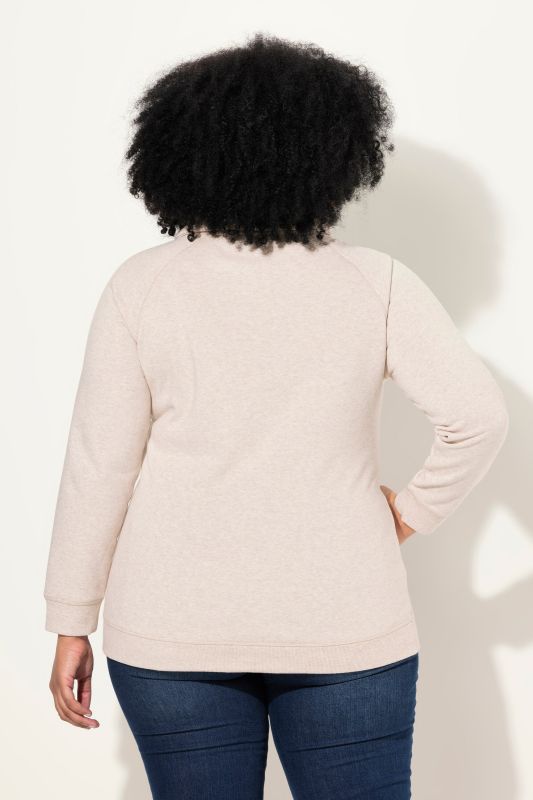 Drawstring Collar Sweatshirt