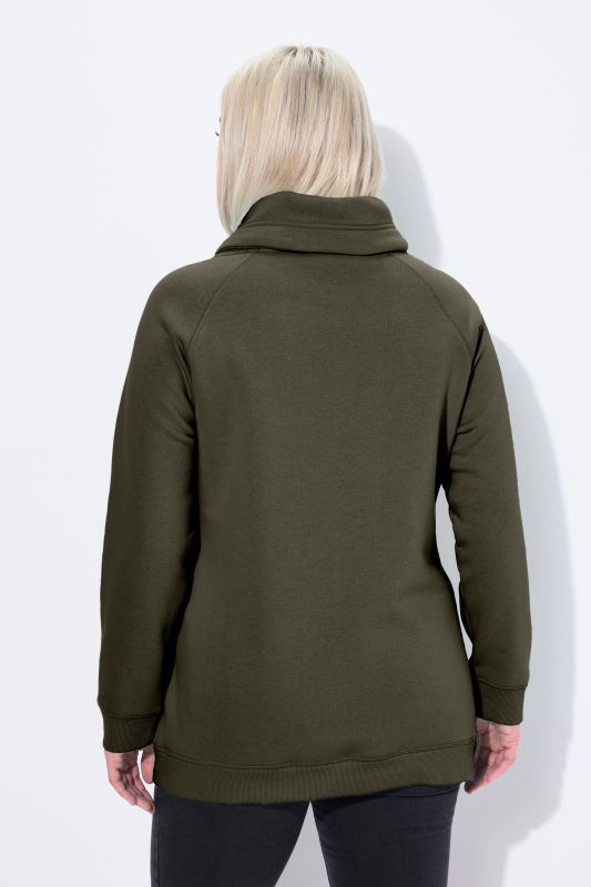 Drawstring Collar Sweatshirt