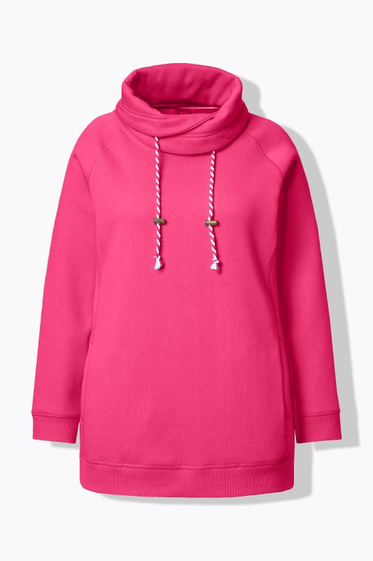 Drawstring Collar Sweatshirt