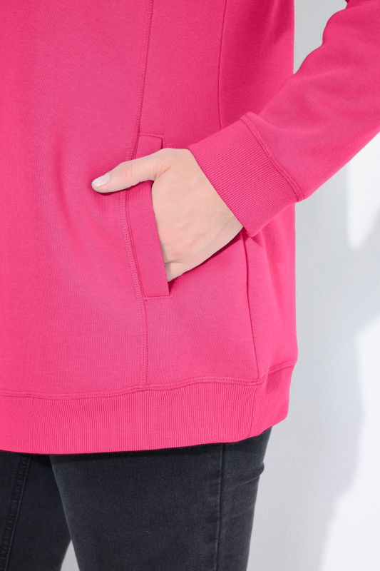 Drawstring Collar Sweatshirt