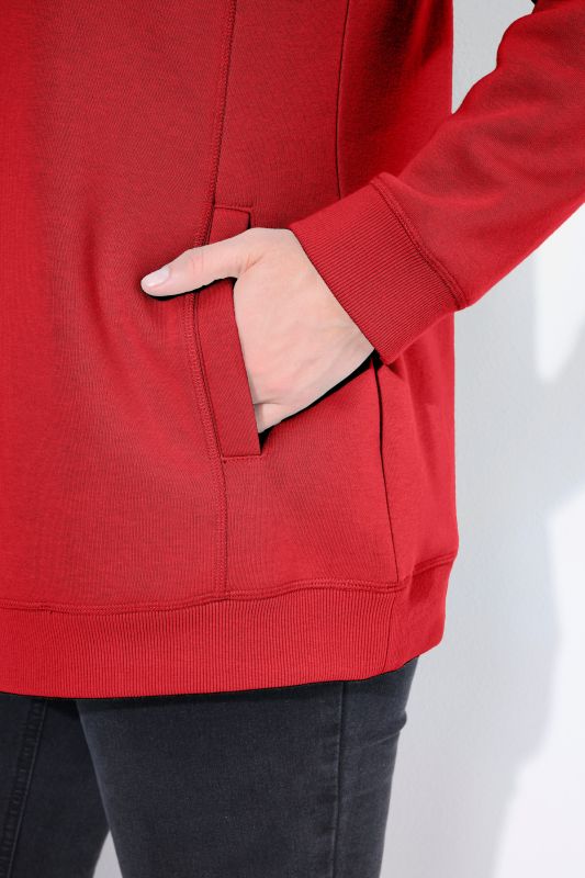 Drawstring Collar Sweatshirt