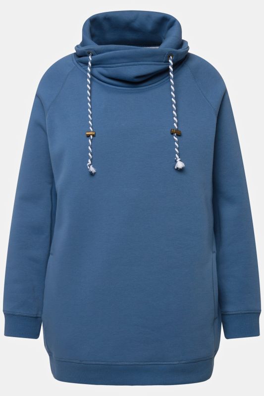 Drawstring Collar Sweatshirt