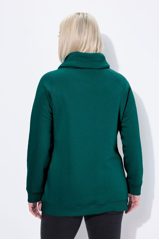Drawstring Collar Sweatshirt