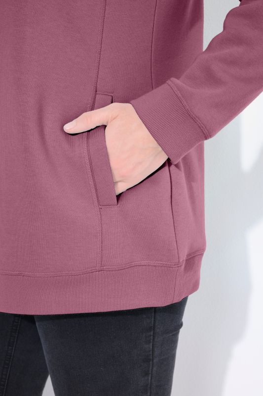 Drawstring Collar Sweatshirt