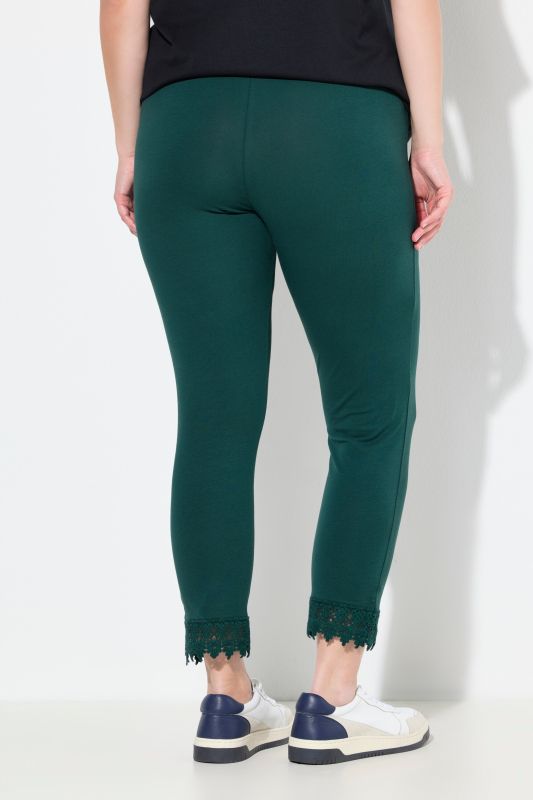Eco Cotton Lace Trim Leggings