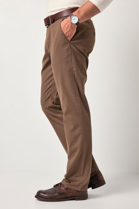 Chino trousers, stomach fit, FLEXNAMIC®, 4 pocket, regular fit