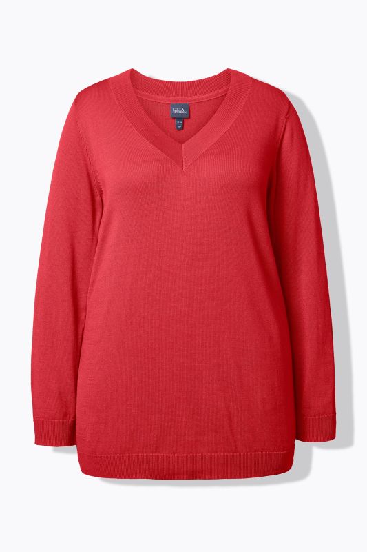 Casual V-Neck Long Sleeve Sweater